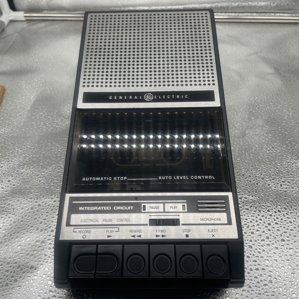 GE General Electric Silhouette 5 Cassette Tape Recorder Player 3-5151B Tested!!!